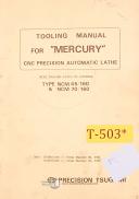 Tsugami-Tsugami Mercury T-NCM 45/160 Lathe Service Manual 1980-Mercury-T-NCM-01